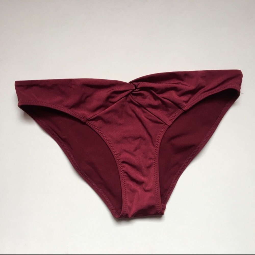 Maroon Bikini Bottom